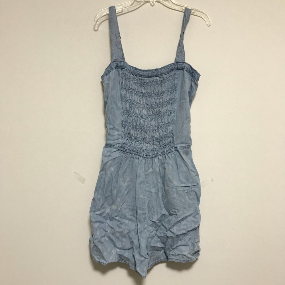 DENIM ROMPER NWOT